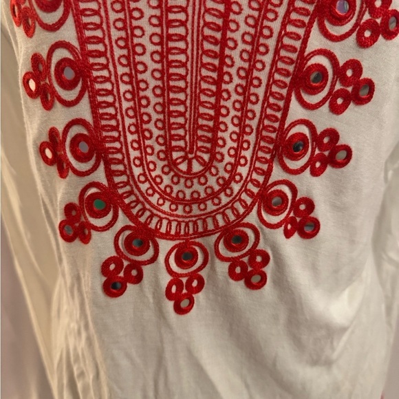 Vintage Boho tunic beach coverup - Picture 2 of 7